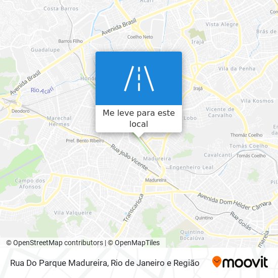 Rua Do Parque Madureira mapa