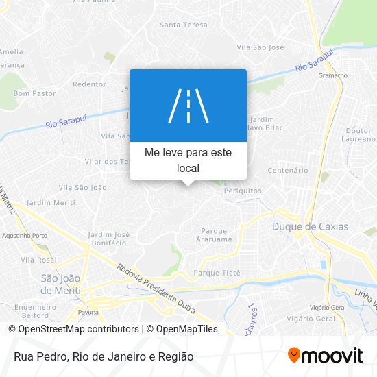 Rua Pedro mapa