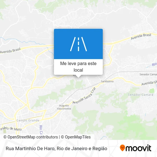 Rua Martinhio De Haro mapa