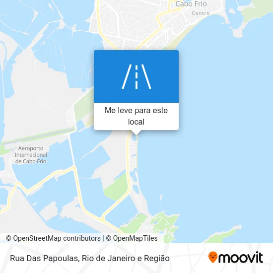 Rua Das Papoulas mapa
