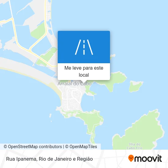 Rua Ipanema mapa