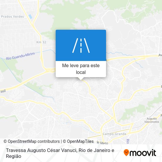 Travessa Augusto César Vanuci mapa