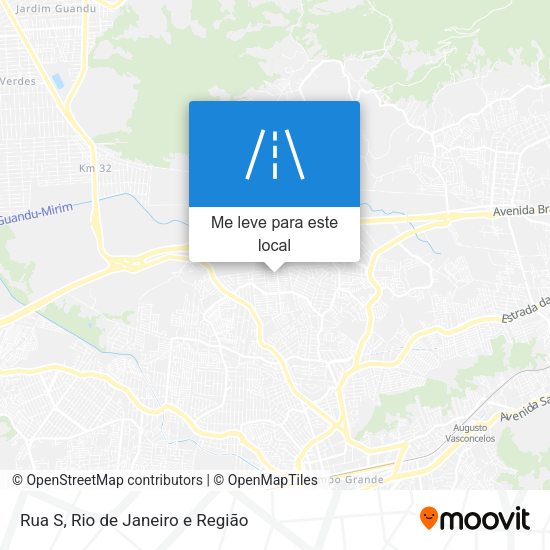 Rua S mapa