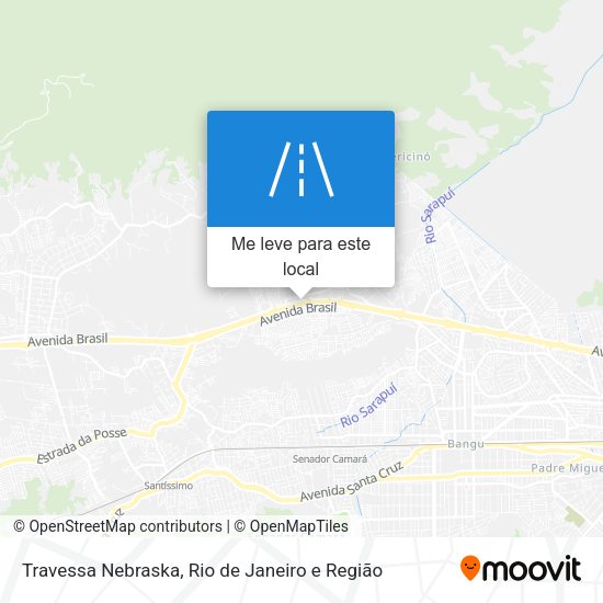 Travessa Nebraska mapa