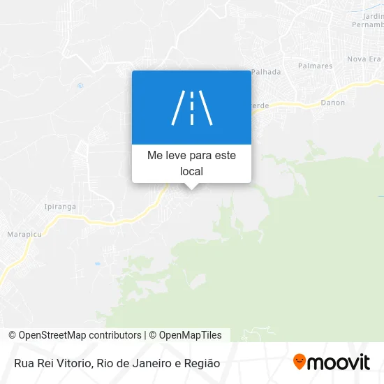 Rua Rei Vitorio mapa