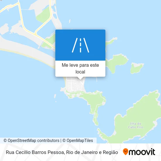 Rua Cecilio Barros Pessoa mapa