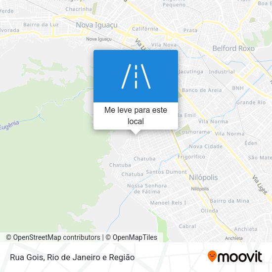 Rua Gois mapa