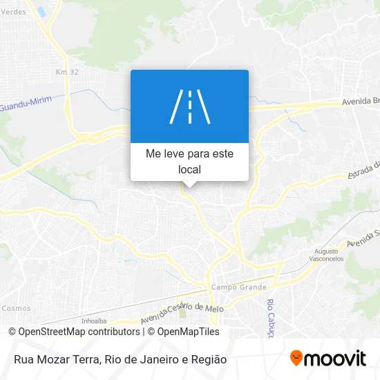 Rua Mozar Terra mapa