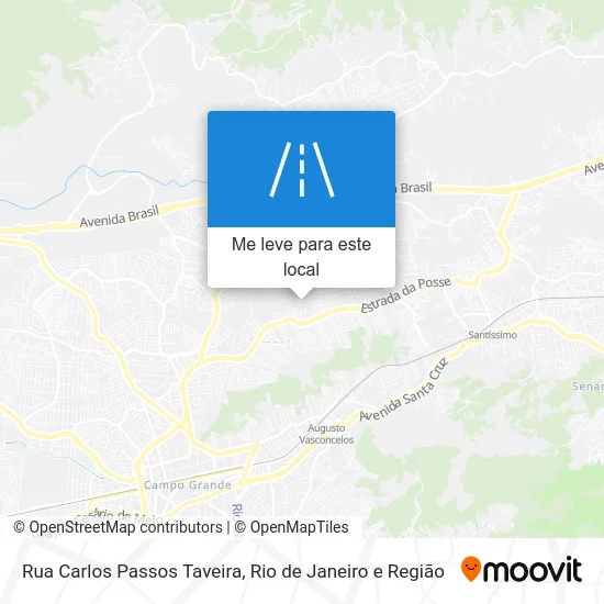 Rua Carlos Passos Taveira mapa