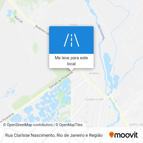 Rua Clarisse Nascimento mapa