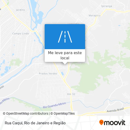 Rua Caqui mapa