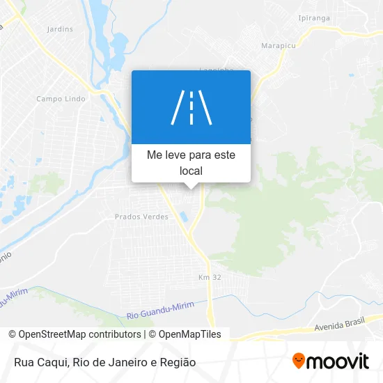Rua Caqui mapa