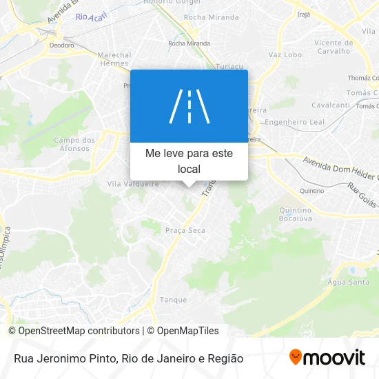 Rua Jeronimo Pinto mapa