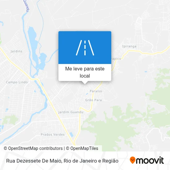 Rua Dezessete De Maio mapa