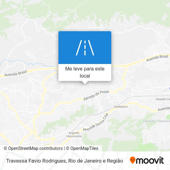 Travessa Favio Rodrigues mapa