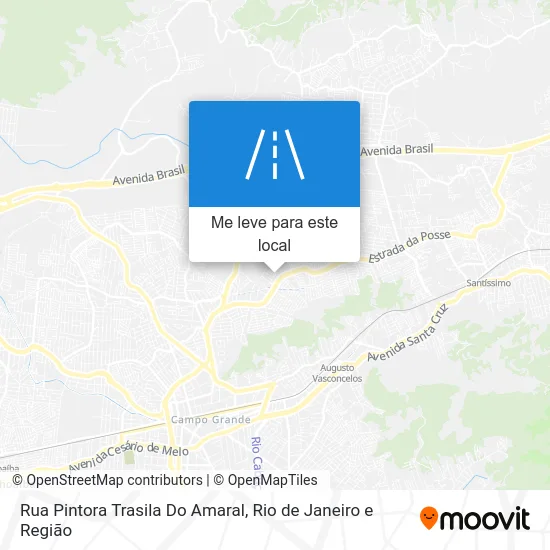 Rua Pintora Trasila Do Amaral mapa