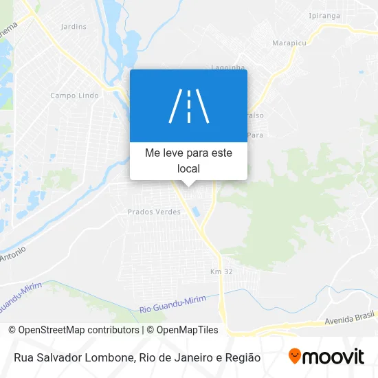 Rua Salvador Lombone mapa