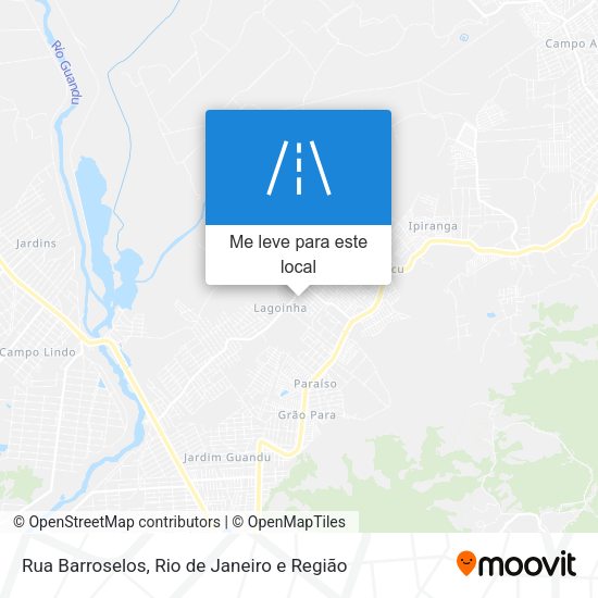 Rua Barroselos mapa