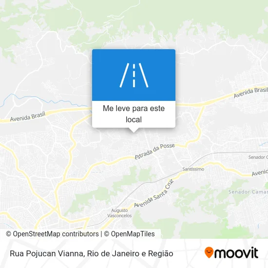 Rua Pojucan Vianna mapa