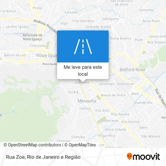 Rua Zoe mapa