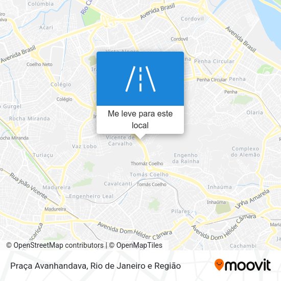 Praça Avanhandava mapa