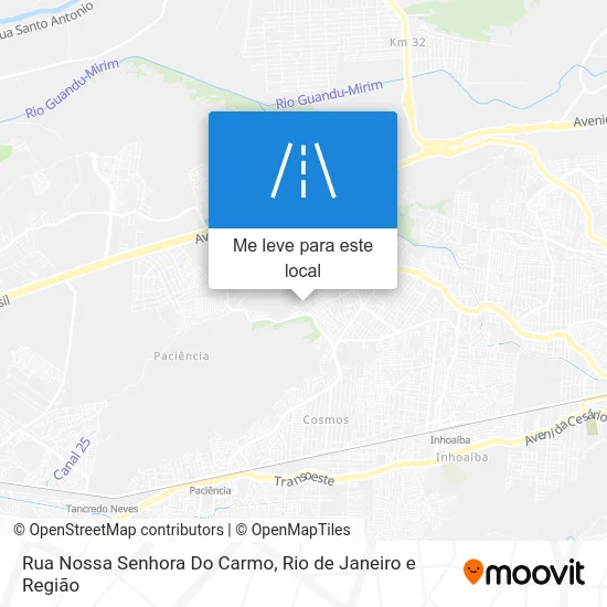 Rua Nossa Senhora Do Carmo mapa