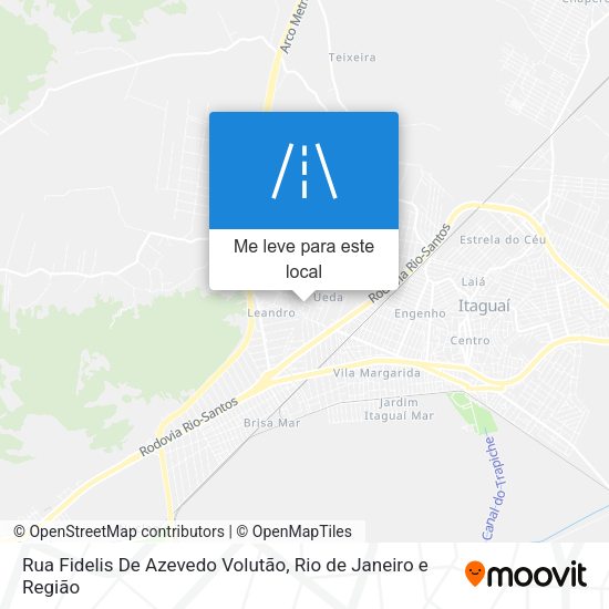 Rua Fidelis De Azevedo Volutão mapa