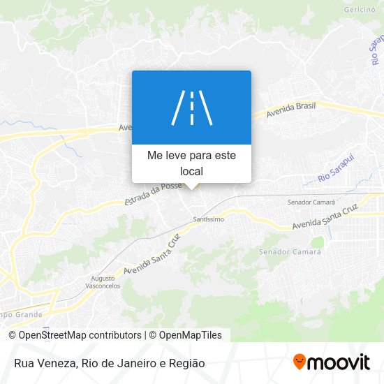Rua Veneza mapa