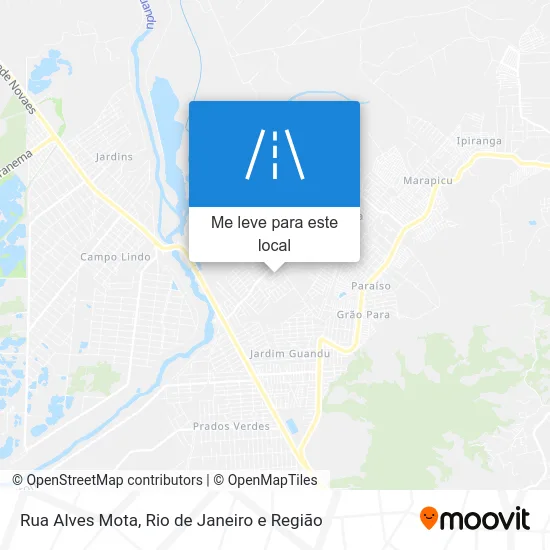 Rua Alves Mota mapa