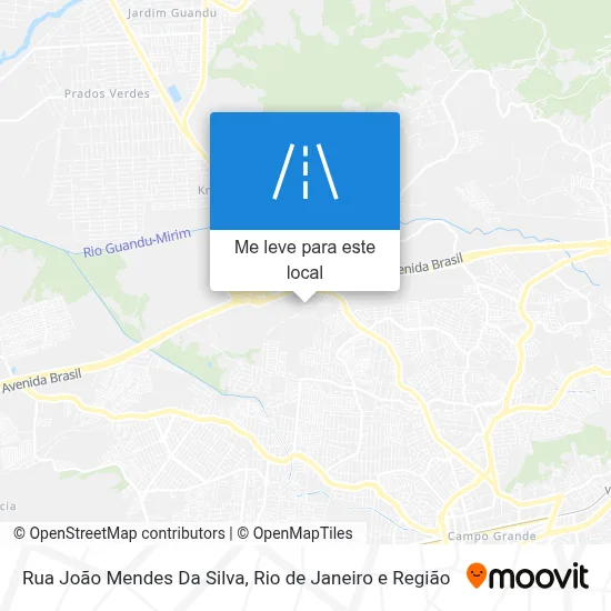 Rua João Mendes Da Silva mapa