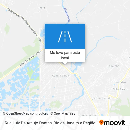 Rua Luiz De Araujo Dantas mapa