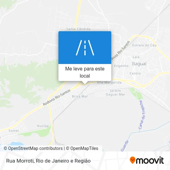 Rua Morroti mapa