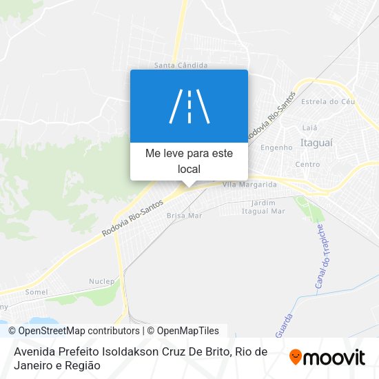 Avenida Prefeito Isoldakson Cruz De Brito mapa