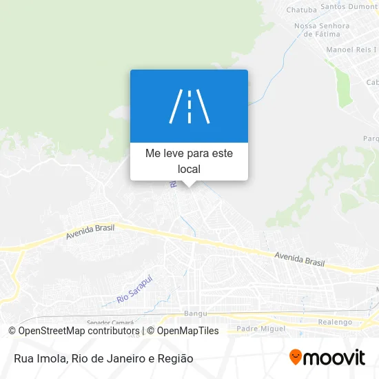 Rua Imola mapa