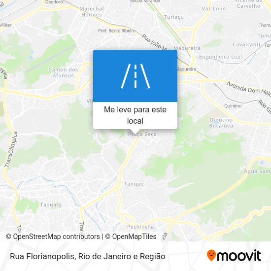 Rua Florianopolis mapa