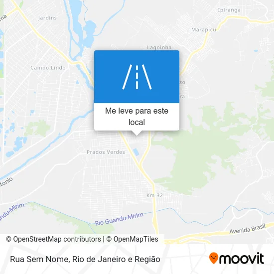 Rua Sem Nome mapa