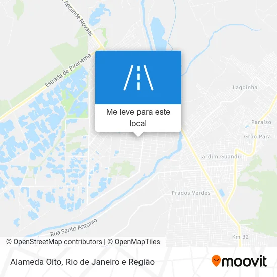 Alameda Oito mapa