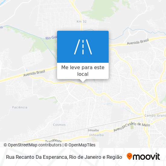 Rua Recanto Da Esperanca mapa