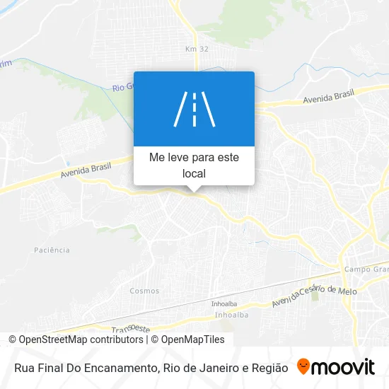 Rua Final Do Encanamento mapa