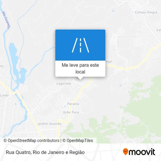 Rua Quatro mapa