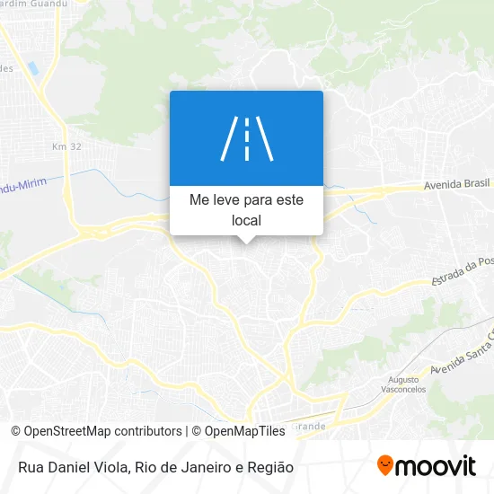 Rua Daniel Viola mapa