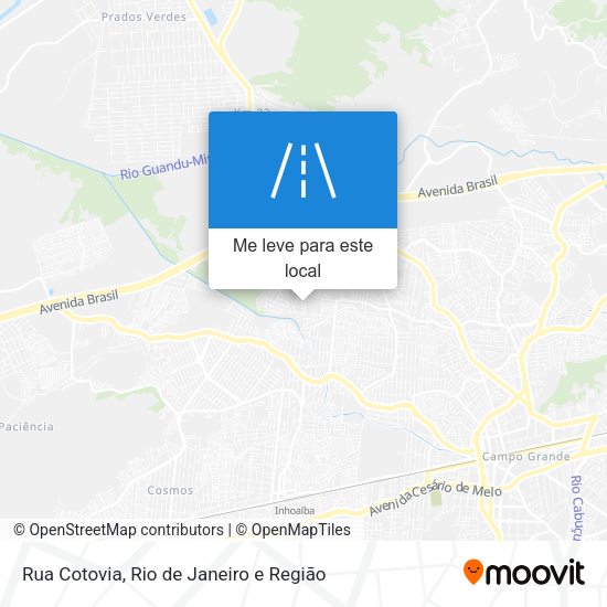 Rua Cotovia mapa