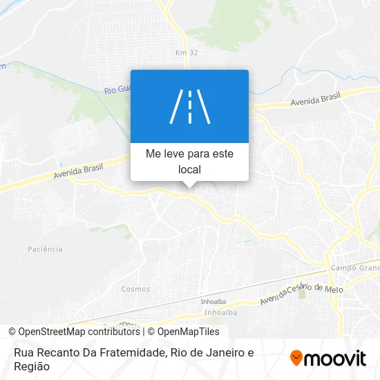 Rua Recanto Da Fratemidade mapa
