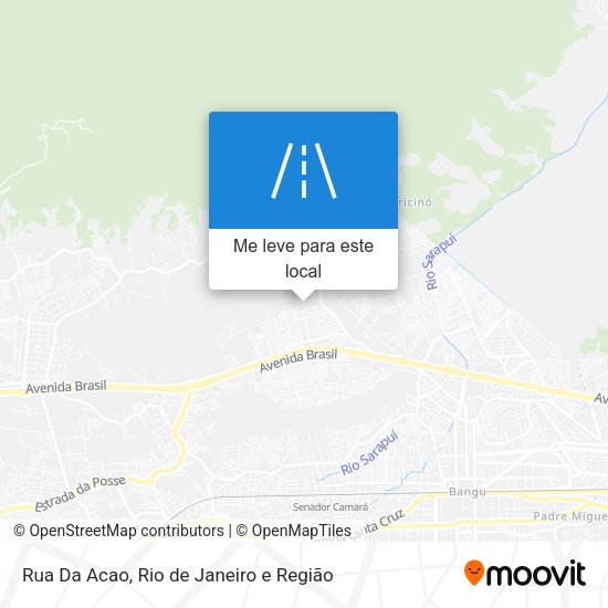 Rua Da Acao mapa
