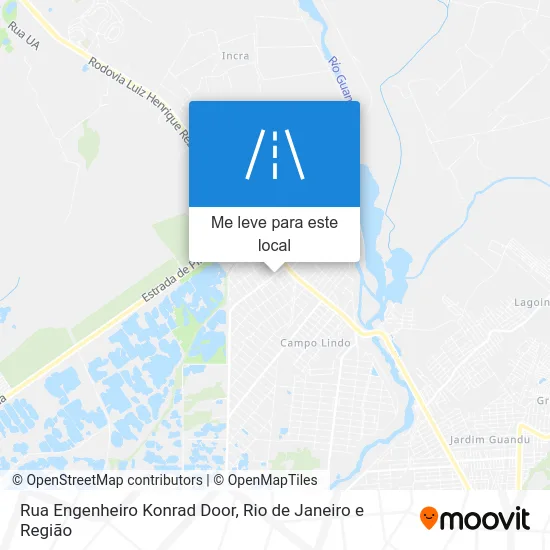Rua Engenheiro Konrad Door mapa