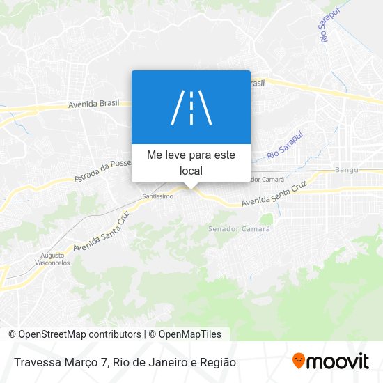 Travessa Março 7 mapa