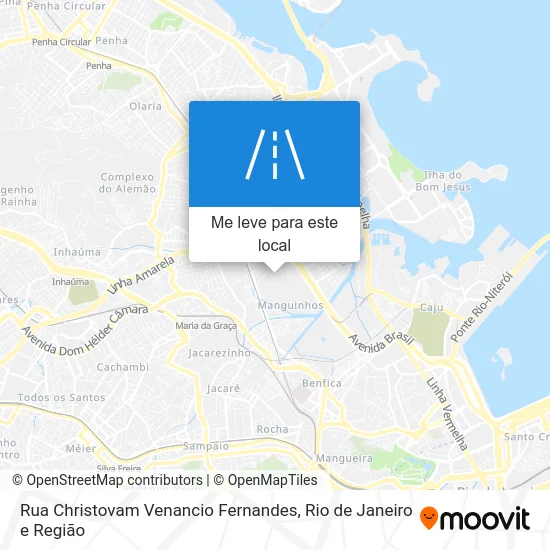 Rua Christovam Venancio Fernandes mapa