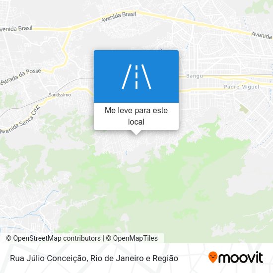 Rua Júlio Conceição mapa