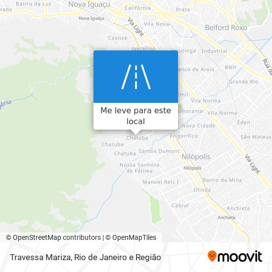 Travessa Mariza mapa