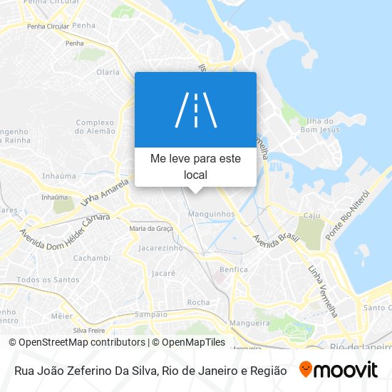 Rua João Zeferino Da Silva mapa